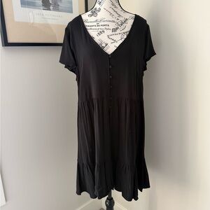 Joe Fresh Black V-Neck dress
